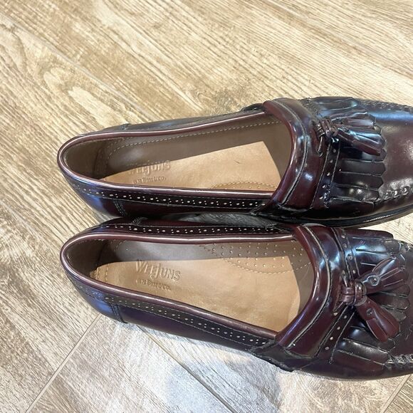 G.H. Bass Weejuns Bass Jeremy Shoes Mens 9 EE Burgundy Leather Tassel Loafers main image 9